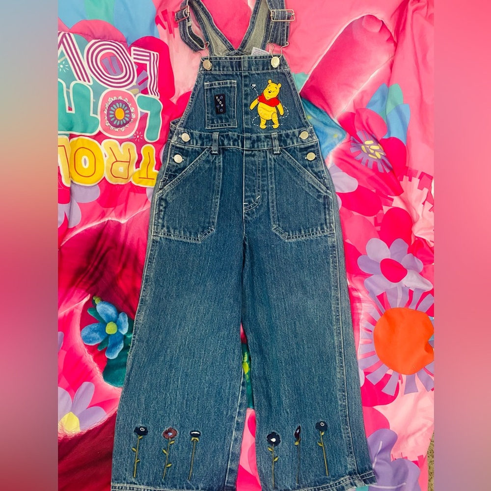Disney winnie the pooh overalls